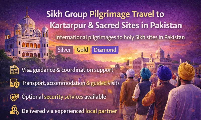 🕊 Sikh Group Pilgrimage Travel to Kartarpur & Sacred Sites in Pakistan